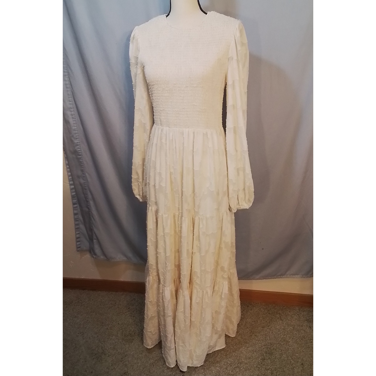 Beige Party Dress By Ina